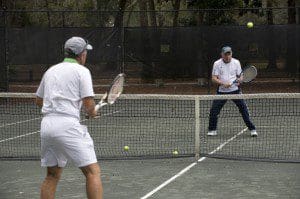 Custom Tennis Court Lighting Solutions for Coastal Golf Club