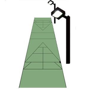 AF Shuffleboard Court lighting