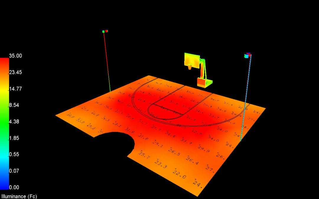 Lighting Dark Sky Compliant Courts for Sports in Massachusetts