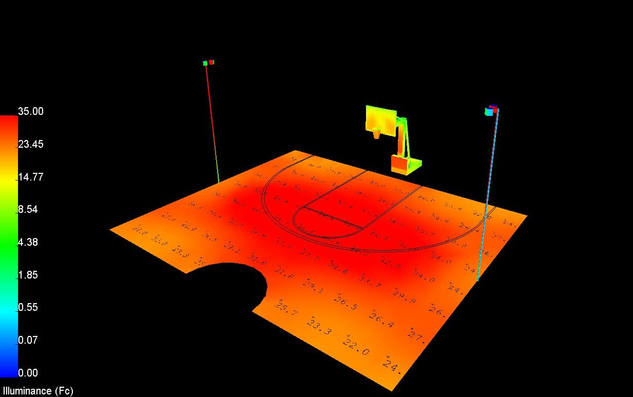Lighting Dark Sky Compliant Courts for Sports in Massachusetts