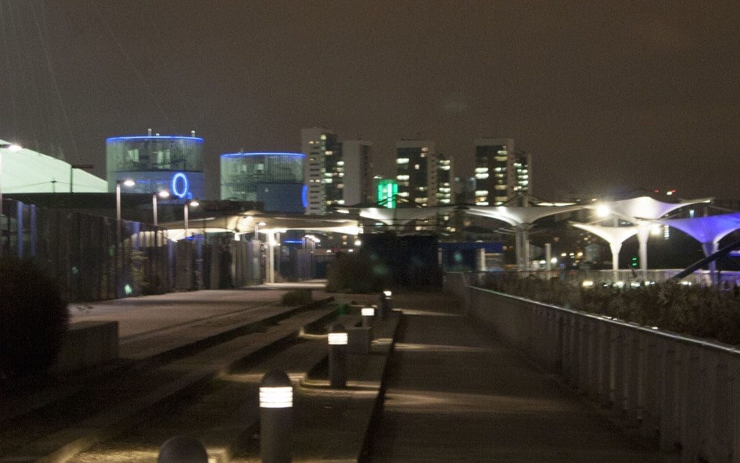 LED Bollard Lights Selected to Light Pathway at New St. Louis Office Building