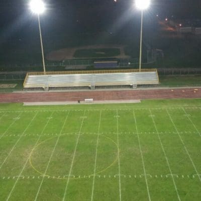 Replacement Football Field Lighting for a High School in Michigan