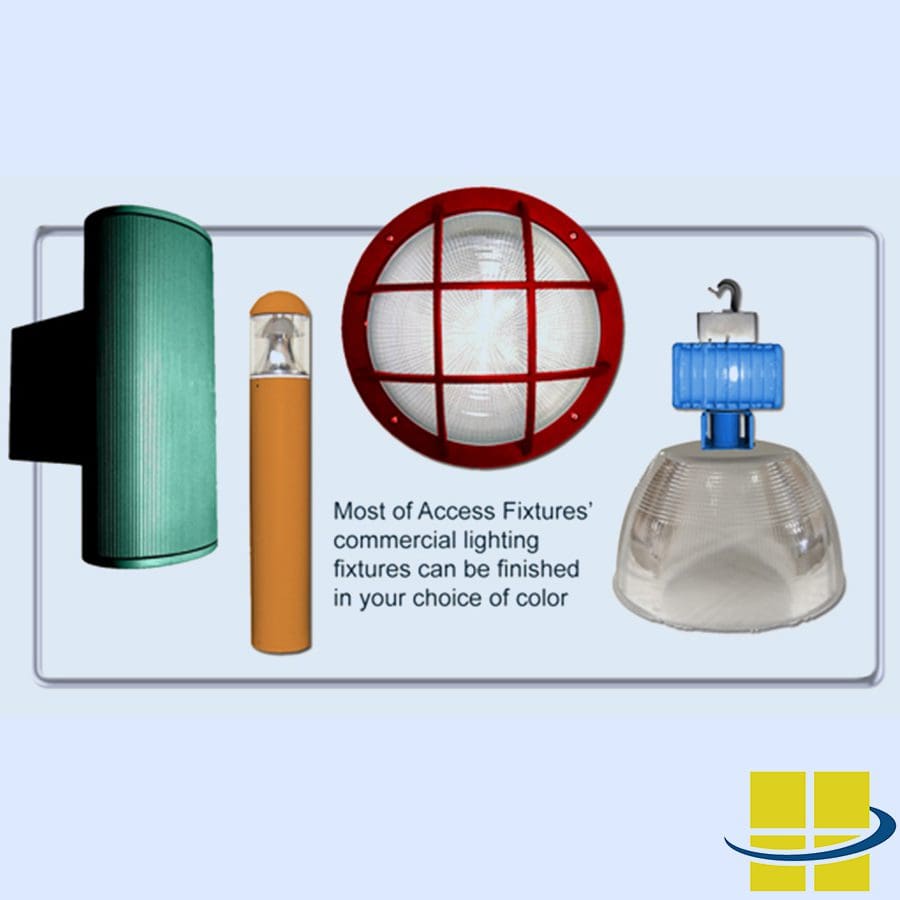 Custom-Painted Commercial Luminaires