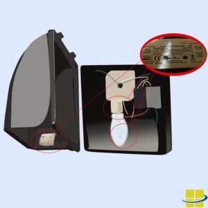 LED equivalent wall packs