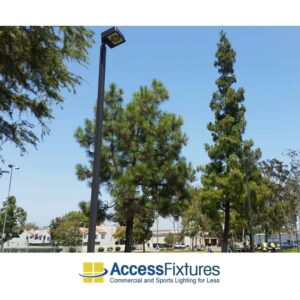 8-pole LED basketball court day