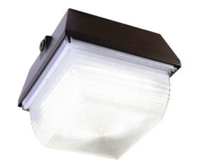 Low-Priced ANDO Vandal Resistant LED Garage-Canopy Lights in 20w and 50w by Access Fixtures