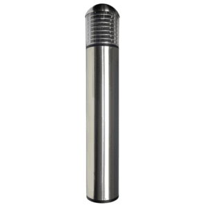 LUVO 590nm Amber LED Louvered Stainless Steel Bollard Light