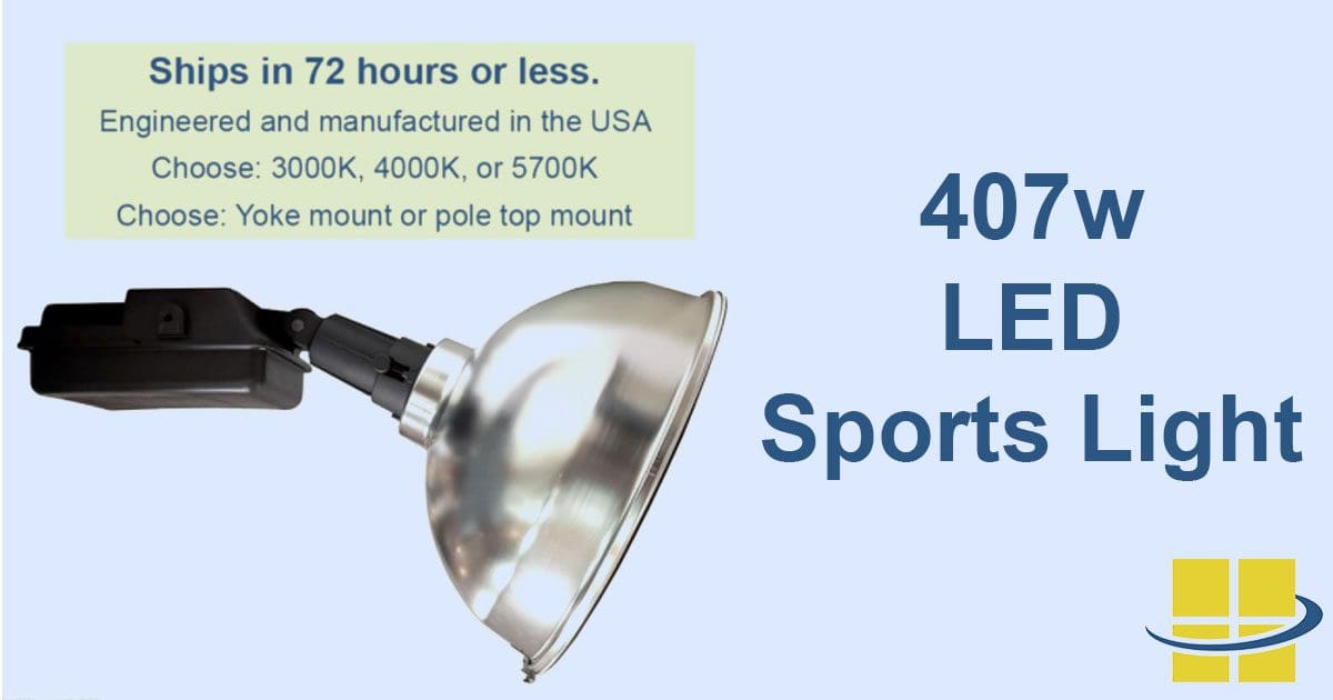 Access Fixtures High Output LED Sport Light Ships Within 72 Hours