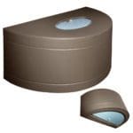 BAKU 52w LED Crescent Wall Pack, Extreme Life, 120-277v