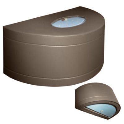 BAKU 52w LED Crescent Wall Pack, Extreme Life, 120-277v