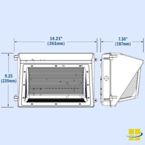 ZIBO Outdoor LED wall lights