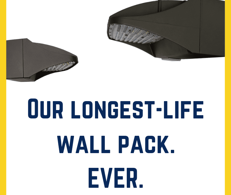 New LED Wall Pack Light with Wide Optics and Extreme Life