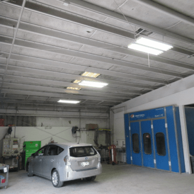 LED Lighting Solution for Florida Auto Body Shop