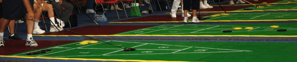 LED Lighting for shuffleboard courts