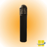 VAND 35w 590nm Amber LED Louver Round Dome Top Bollard Light