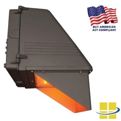 HEZE 40w 590nm LED EXTREME-LIFE FWC Certified Wall Pack