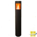 FWC 590nm Amber Square Bollard Light