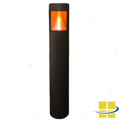 FWC 590nm Amber Square Bollard Light
