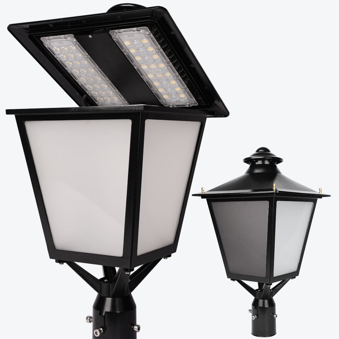Relaunch of RADA Post Top LED Light with Selectable Wattage and Selectable Kelvin