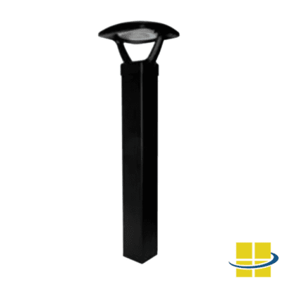 ARIE 19w LED Square Open Top Bollard Light, 120-277v