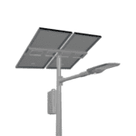 high wattage solar area light 75w