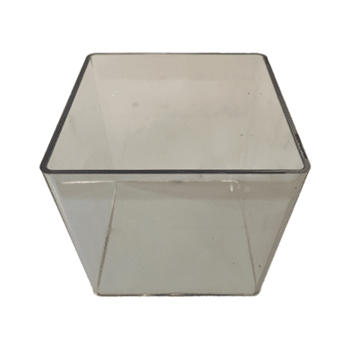 Polycarbonate square bollard light lens