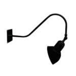 27 gooseneck vapor proof wall light