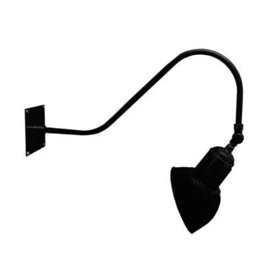 27 gooseneck vapor proof wall light