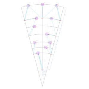 Driving Range Lighting 115' Tee, 26 STAK 600, 8 70' Poles