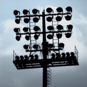 High Mast Light Pole with Ladder, Platform & Racks