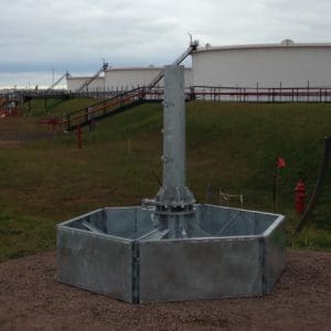 High Mast Pole with Quick Installation Base