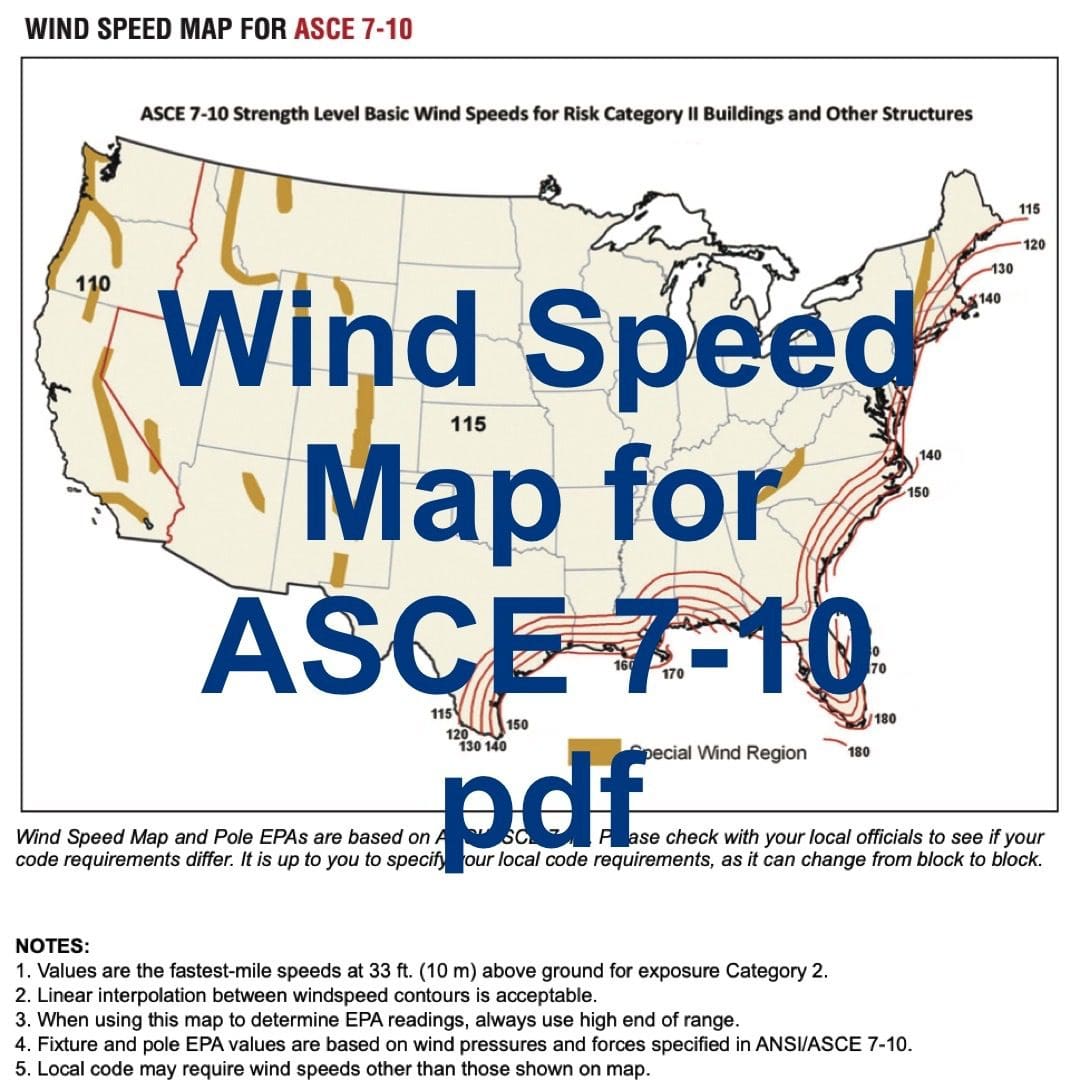 Link to Wind Speed Map for ASCE 7-10