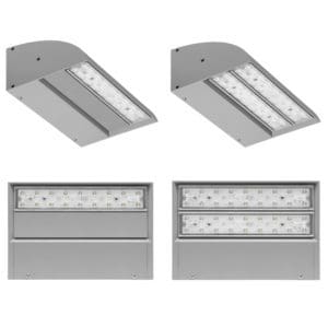 APTO LED Full Cutoff Wall Packs - Full cut off precision optics distribute light where you want it and not up or where you don’t want it.