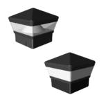 LED Column Lights / LED Pilar Lights with pyramid tops are commercial-grade column/pillar top LED fixtures designed to mount on top of concrete, stone, or wood pillars.