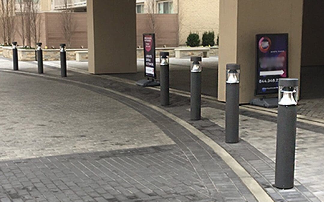 LED Bollard Lights with Reflectors
