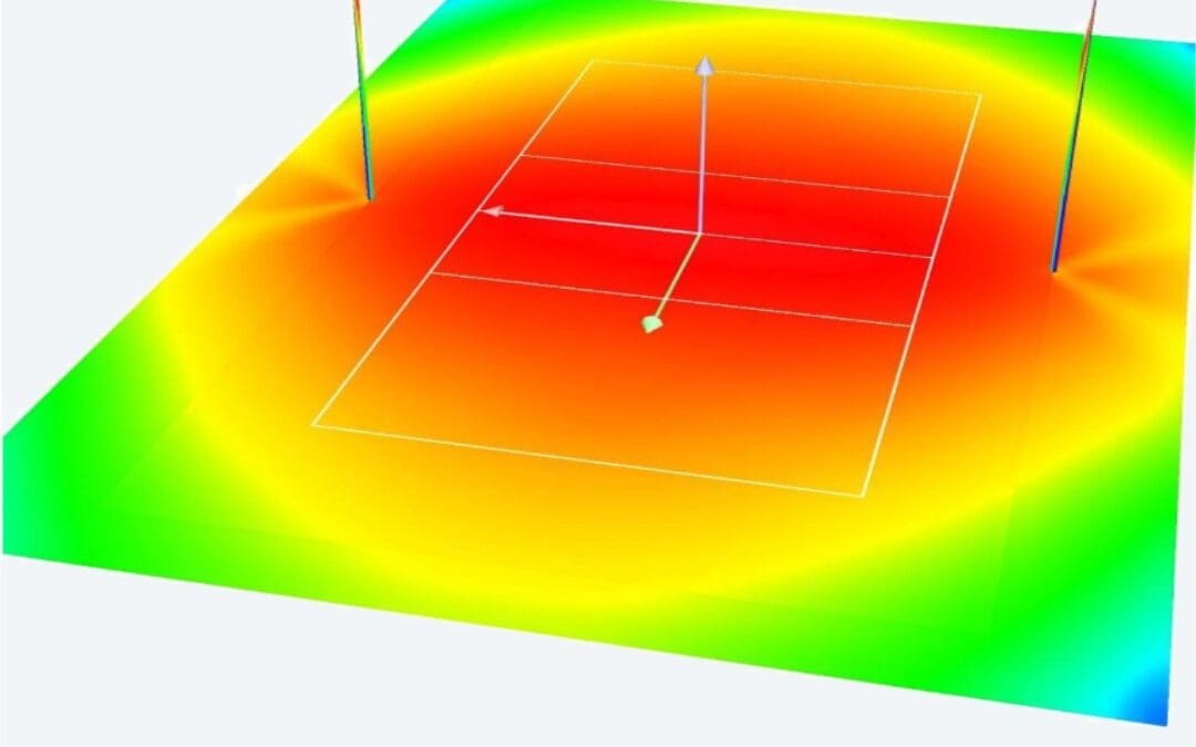 Screenshot Access Fixtures' Solar Solutions for Volleyball Courts