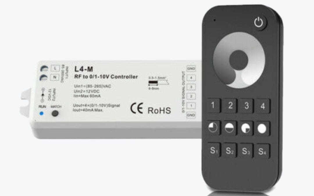 0-10v Remote Control Dimmer 0-10v Remote Control Dimmer (7 wires in light fitting)
