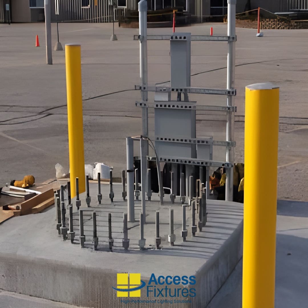 How to Install Light Pole: Bolt Down Steel Poles vs. Direct Burial Composite Poles