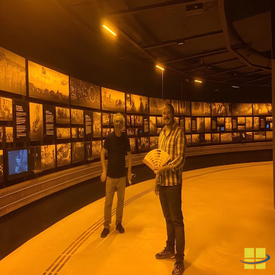 Holocaust Museum: A World With No Color Lit Using LED 590 nm Light Fixtures