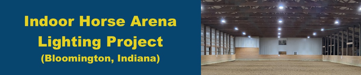 Horse Arena Lights - Indoor Horse Arena Lighting Upgrade