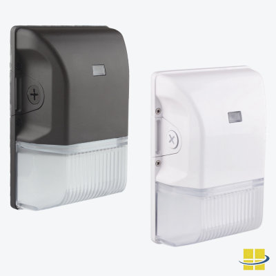 WALP - Mini LED Wall Pack Available in Bronze or White Finishes