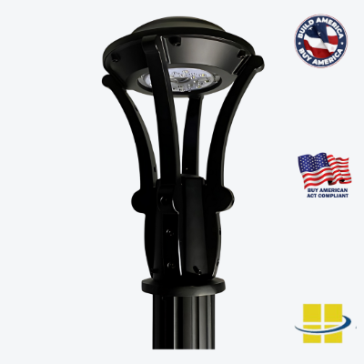 BOST 10w Classic Bostonian Style Post-Top Light
