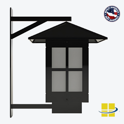 TEME LED Lantern Style Wall Pack Light