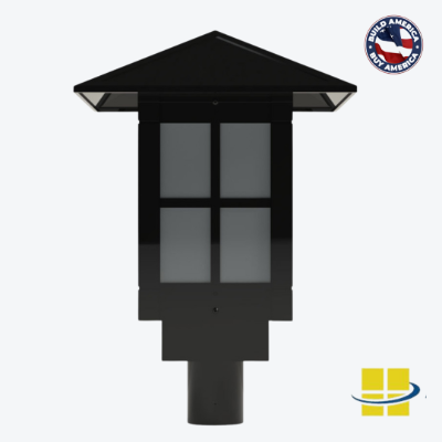 TEME LED Lantern Style Post Top Light