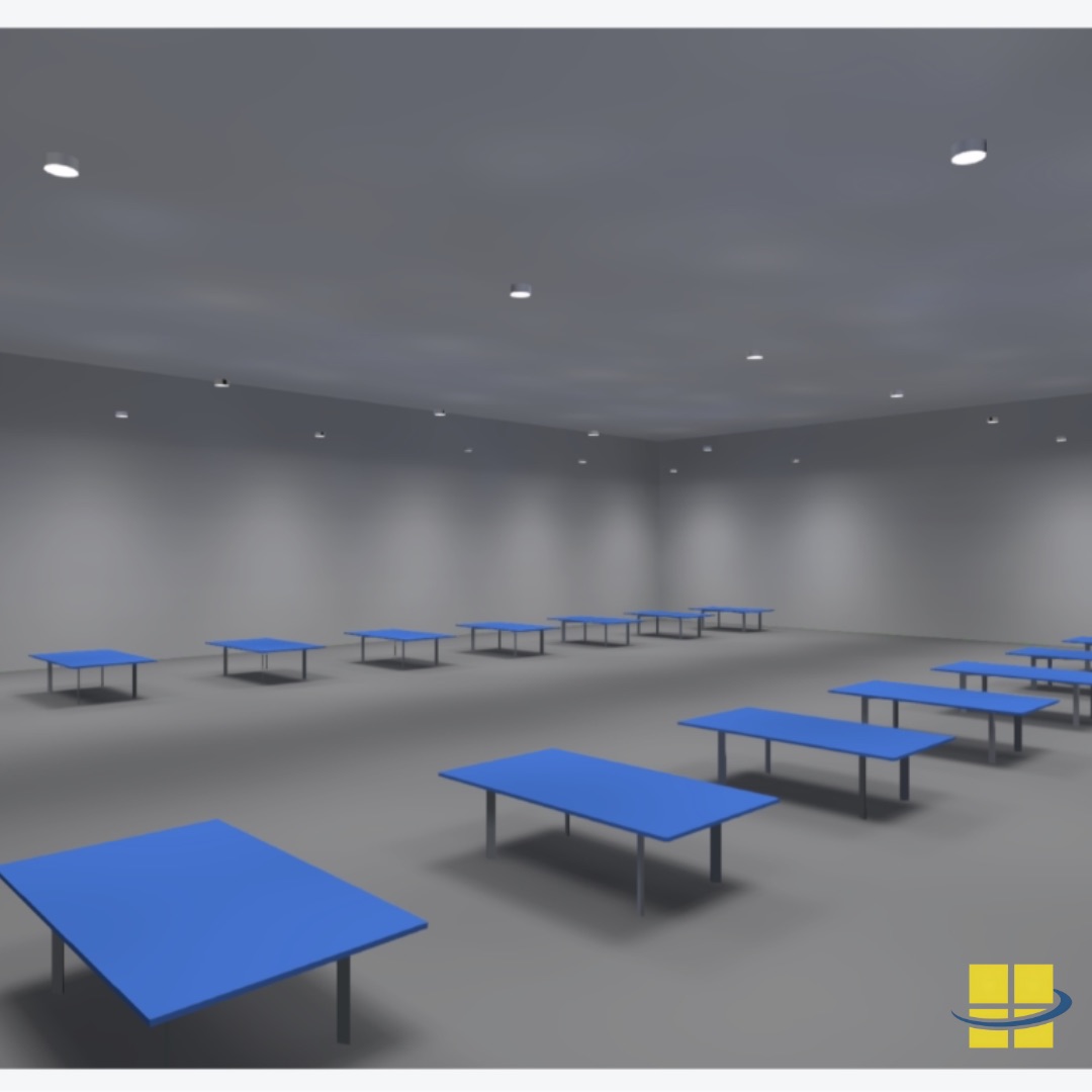 Ping Pong Table Lights