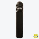 MARI 35w LED Marine Louvered Round Dome Top Bollard Light