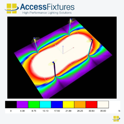 Volleyball court light 360w