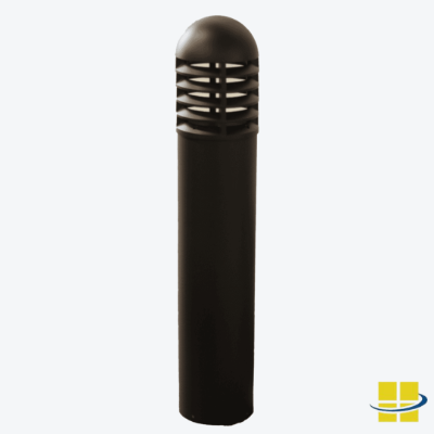 MARI 25w LED Marine Louvered Round Dome Top Bollard Light