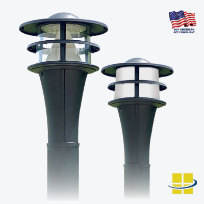 FARO 10 LED Post Top Light, BAA Compliant with EXTREME-LIFE