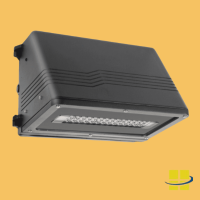 HEZA 60 590nm Amber LED Turtle Friendly Full Cutoff Wall Pack
